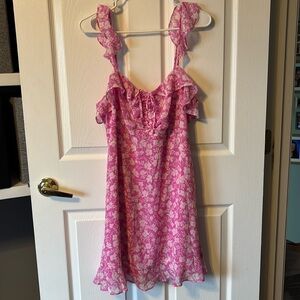 Flirty Floral Mini-Dress